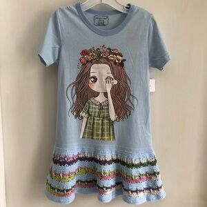 Blue Kids Dress NWT size 4T